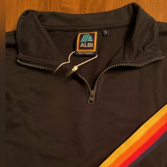 ALDI Pullover Quarter Zip Sweatshirt NWOT #J5 - Picture 8 of 8